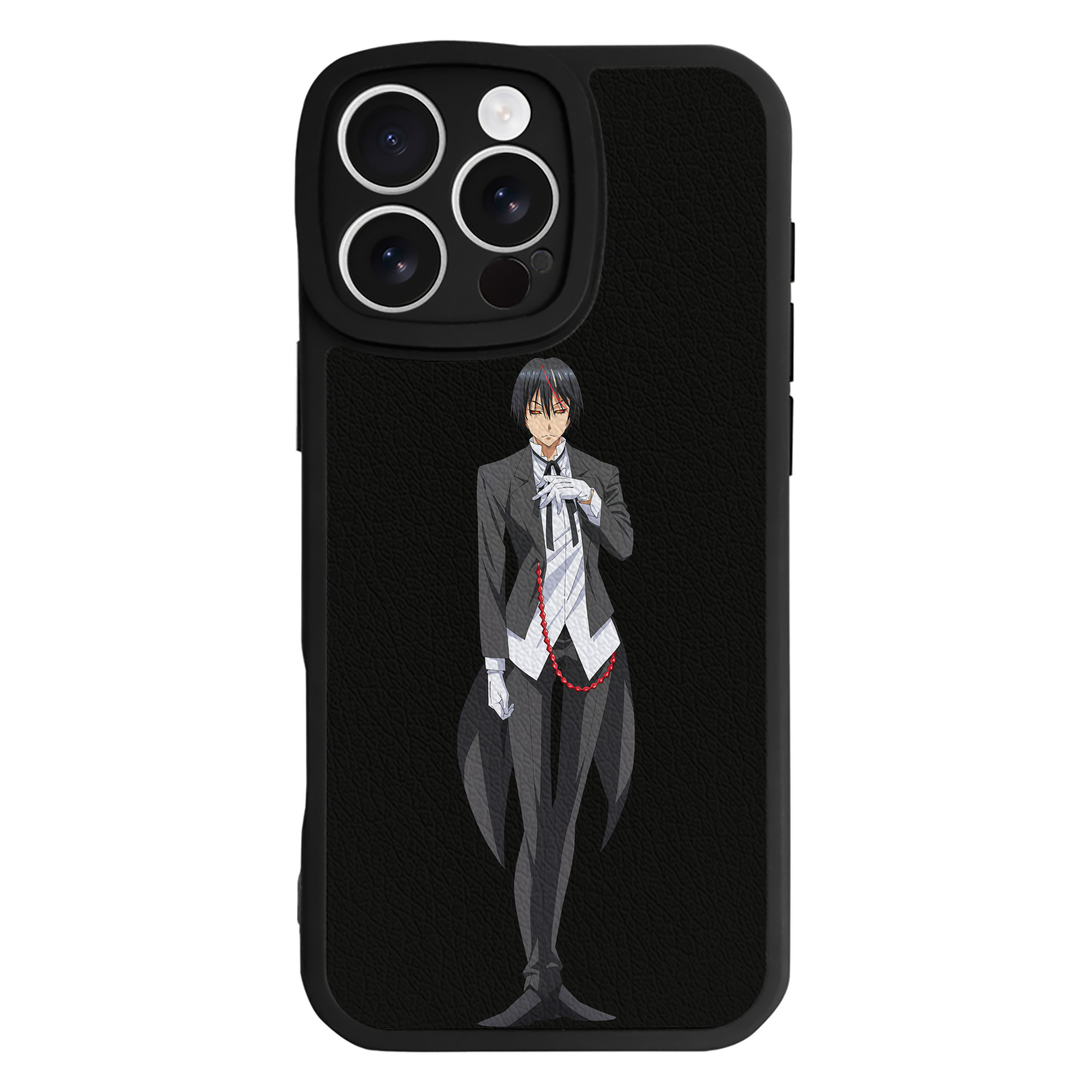 （画像用） 転スラ Regarding Reincarnated to Slime 【iPhone 16シリーズ対応】シリコンスマホケース（レザー調） 材質：シリコン